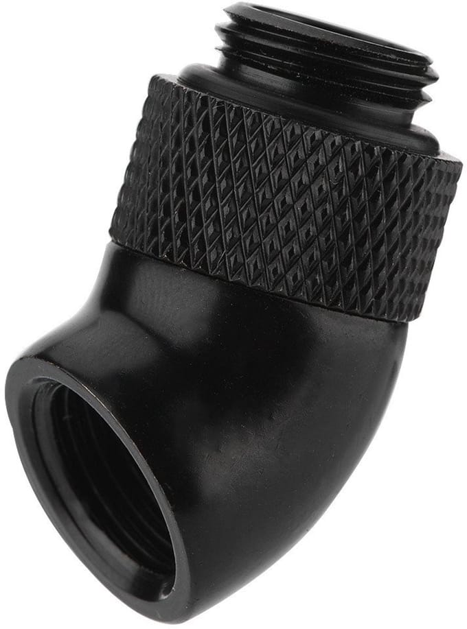 Dailygoods - XZWT-J45 G1/4" Rotating Fitting Adapter voor CPU Waterkoeling