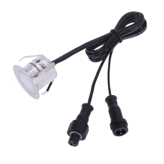 10 STUKS LED Deklicht 0.6W 500LM SMD2835 Klein Ingebouwd In-grond Ondergronds IP67 Waterdicht US Plug