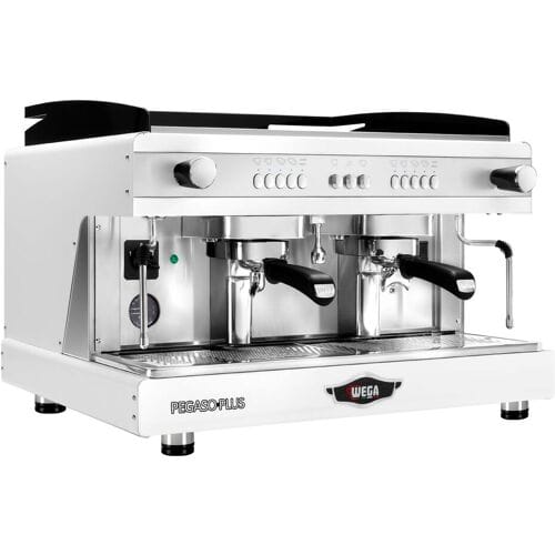 WEGA Pegaso Plus Espressomachine / Pistonmachine - 2 groepen - met melkopschuimer & heet water