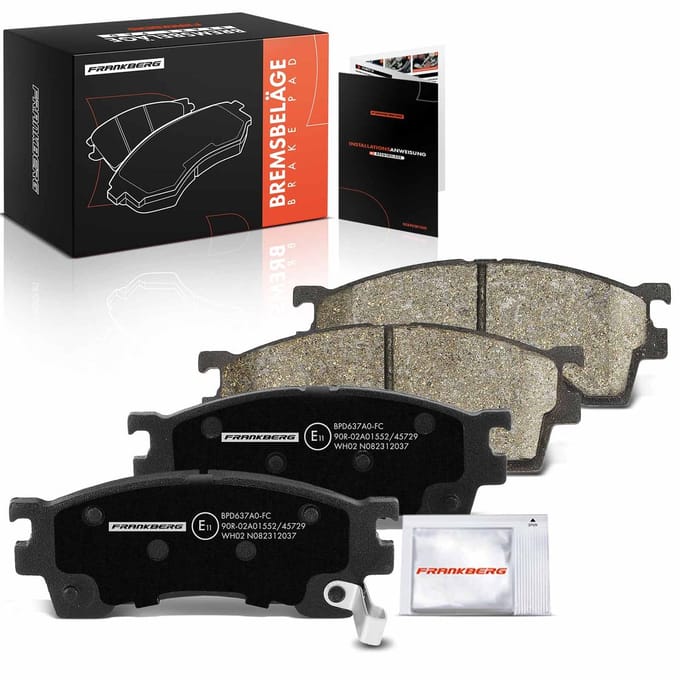 Frankberg 4x remblokken vooras voor FORD USA Probe II Mazda