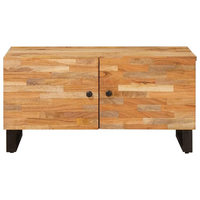 vidaXL - Salontafel - Bruin - 80 - x - 50 - x - 40 - cm - Massief - Mango - Hout