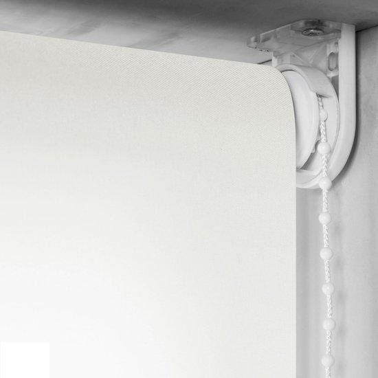 Rolgordijn Lichtdoorlatend Bright white - 140x190 cm