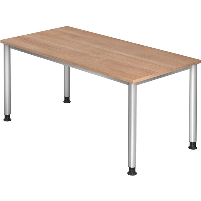 HILO 16 S | Bureau - 160 x 80 Walnoot Tafelhoogte I In hoogte verstelbaar