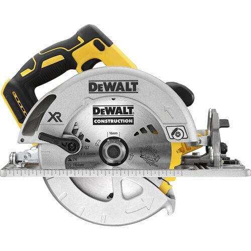 Dewalt 18V XR Brushless 184mm Rail Compatible Circular Saw - Bare Unit