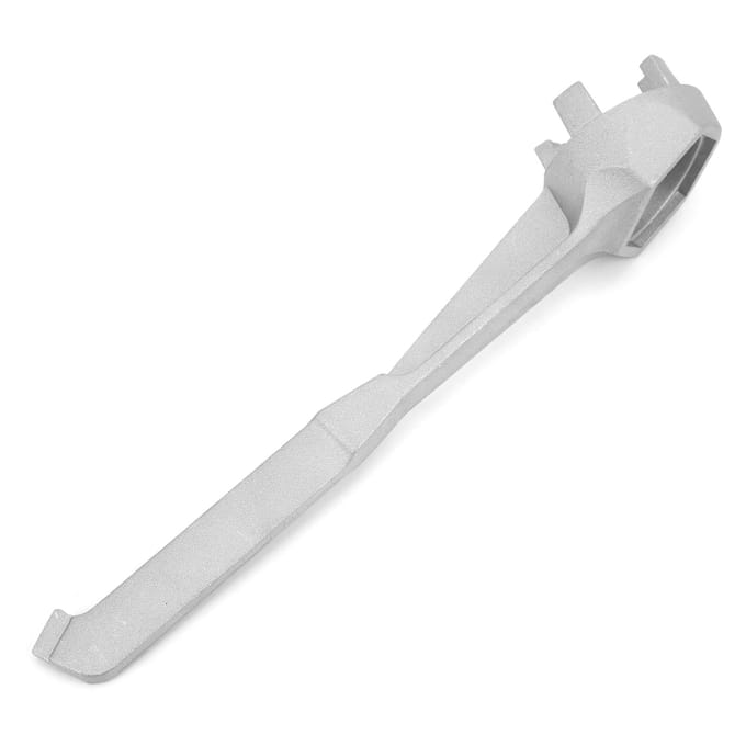Oliedrum Dopmoersleutel Aluminium voor Openen Deksel van 10 15 20 30 55 Gallon Standaard Plug white
