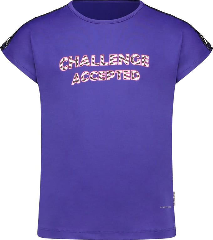 B.Nosy T-shirt meisje deep purple maat 122/128