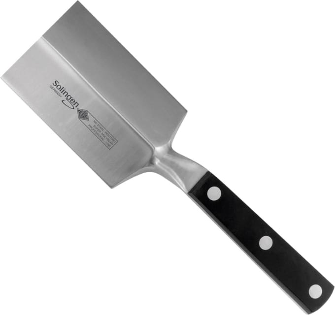 Eikaso Solingen Gastro Vleeshamer – 13 cm RVS – Ergonomisch Zwart Heft
