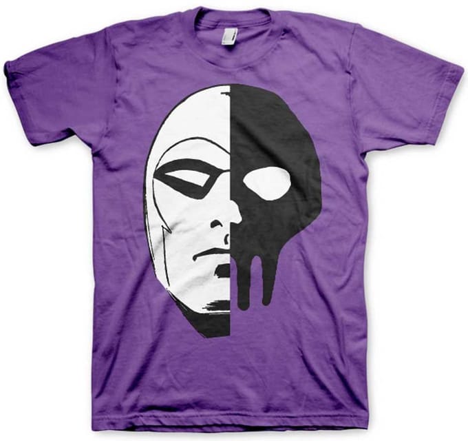 The Phantom Heren Tshirt -M- Icon Head Paars