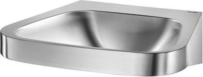 Wastafel FRAJU zonder kraangat z.overloop RVS 304