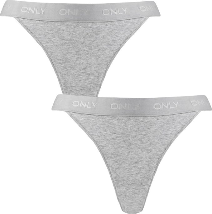 ONLY - ONLCOOL COTTON THONG 2-PACK ACC - Meisjes - Slips