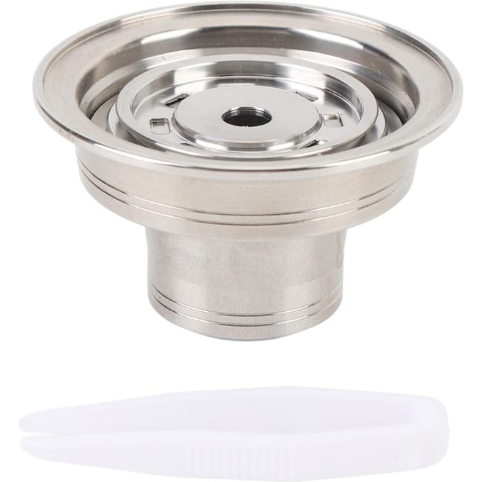 Herbruikbare Capsule Adapter PP SUS Navulbare Koffiecapsule Adapter Converter voor Koffiemachine L white