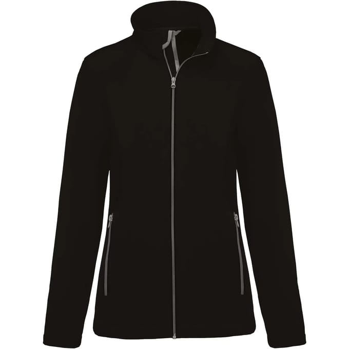 Kariban 2-laagse damessoftshelljas K425 - Black - S