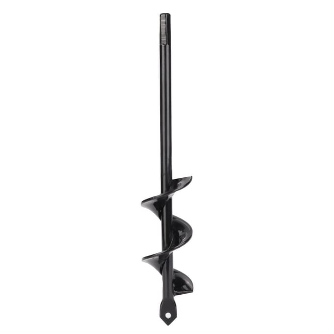 Tuinboor Gatenboor Booropzetstuk Tuingereedschap Plant Bloem Bol Boor 1.57*8.66in black