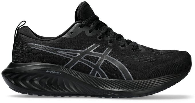 ASICS Gel-Excite 10 - Hardloopschoenen - Maat 44.5 - Black/Carrier Grey / Zwart Grijs - Gel-Excite - Hardlopen - Dames Hardloopschoenen