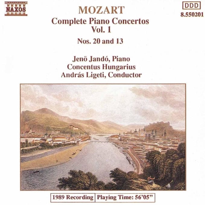 Jeno Jandó - Mozart: Piano Concertos 1 (CD)