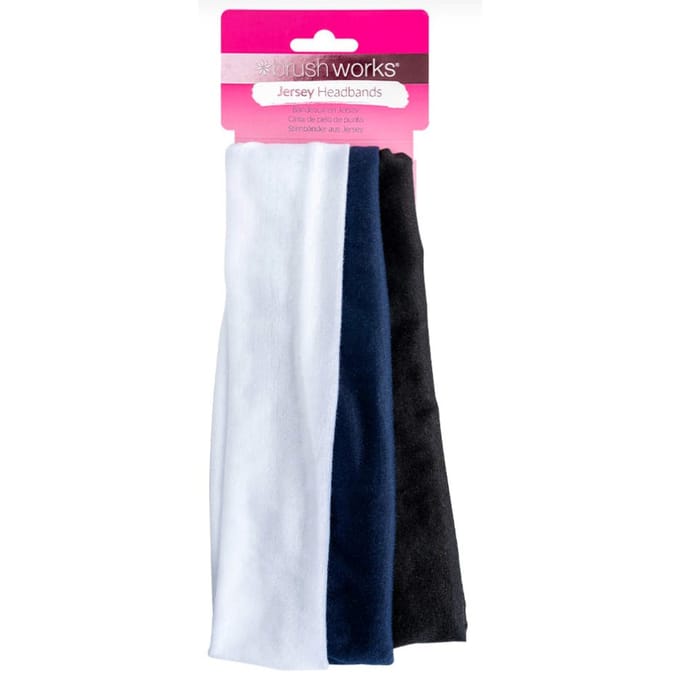 brushworks Jersey Headbands 3 st
