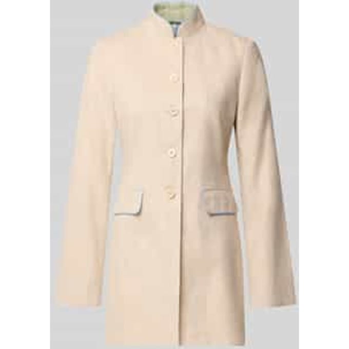 slim fit blazer met klepzakken