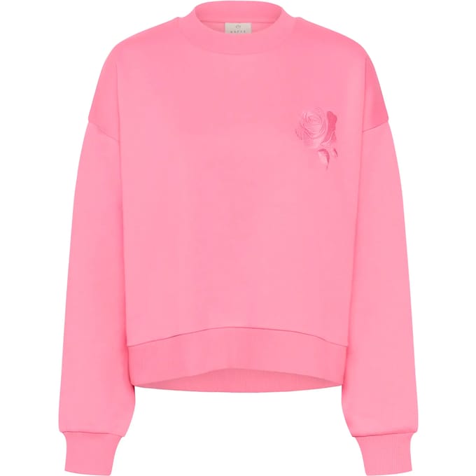 Kaffe KAsussi Sweatshirt Dames Trui - Pink Power