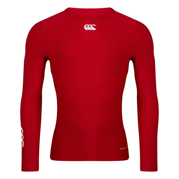 Canterbury Heren Thermoreg Top met lange mouwen (Vlag rood)
