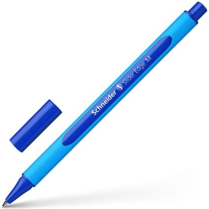 Schneider balpen - Slider Edge - penpunt M 1,0mm - blauw - S-152103