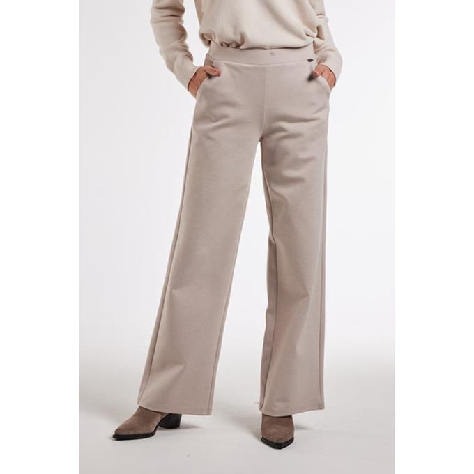 DIDI Dames Pants Fab Beige mini square jacquard maat 48