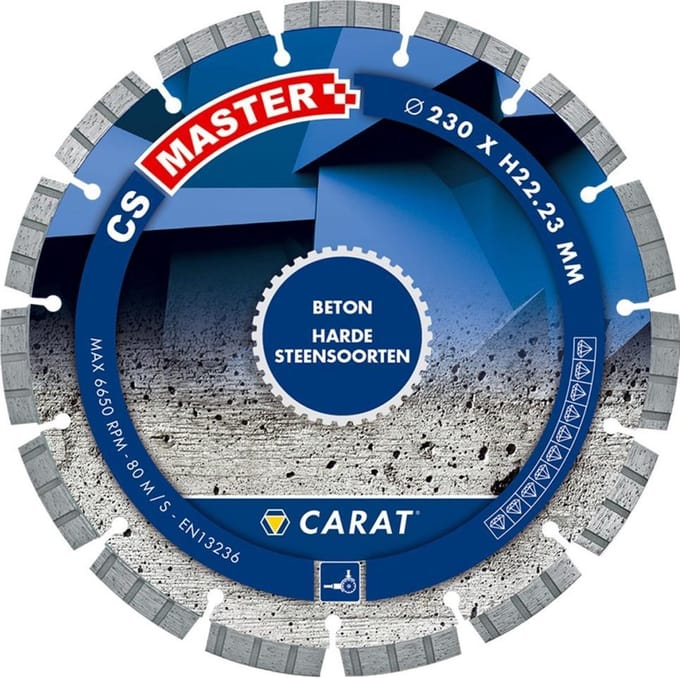 Carat CS MASTER Diamantzaag beton/hard steen 400x20mm - CSM4002000