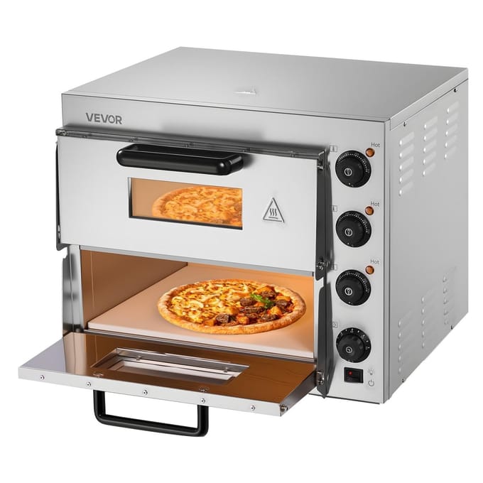 Four à pizza électrique de comptoir commercial pour pizza 16  Intérieur