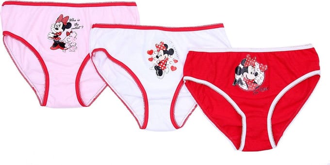 3 x Minnie Mouse slipje DISNEY