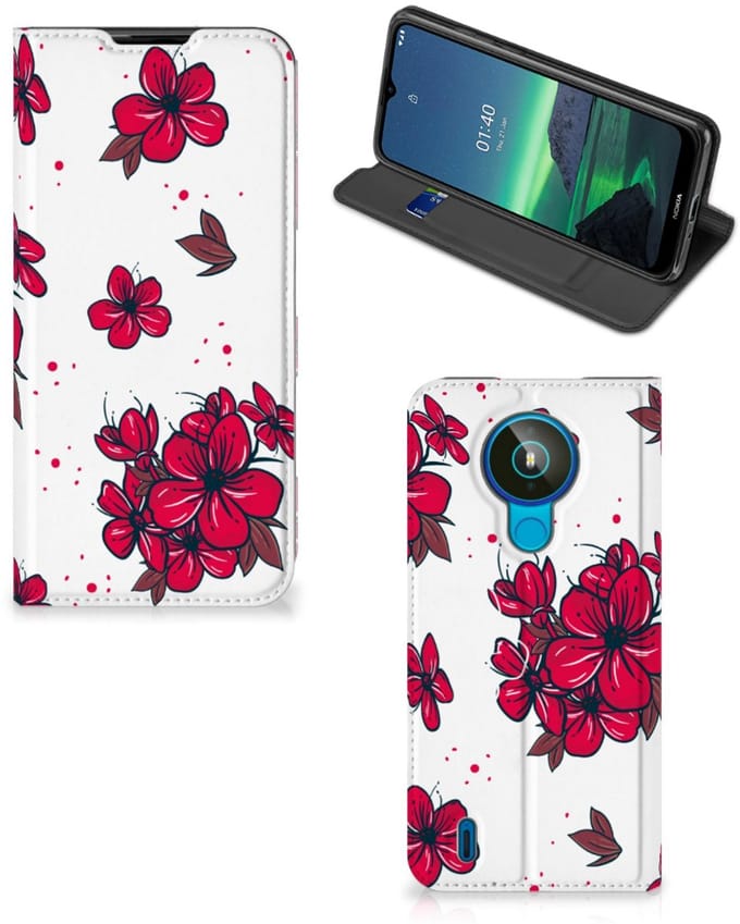 Nokia 1.4 Smart Cover Blossom Red
