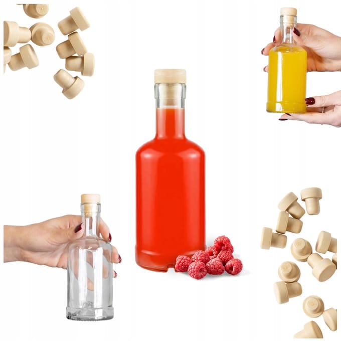 Bimberek Tadek Serie - Glazen Fles - 250ml - Kurkort