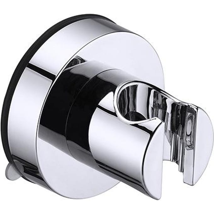 Support de pomme de douche universel mural, ventouse, support de robinet de douche, pulvérisateur à main, Base fixe pour accessoires de salle de bains argenté