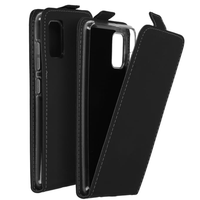 Accezz Hoesje - Geschikt voor Samsung Galaxy A41 - Flipcase - Zwart