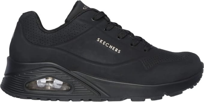 Skechers Uno - Stand On Air - Dames Sneakers - Zwart
