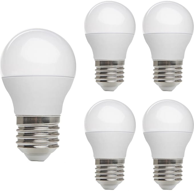 Kobi LED Lamp Mini Bolvorm E27 6W - 470lm - 6000K - 230V - Voor Technische Verlichting en Opslagruimtes - 5 stuks