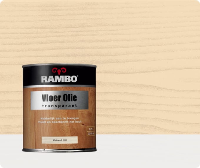 Rambo Vloer Olie White Wash 777
