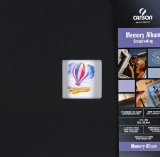 Canson - Memory Album - zwart - 30,5 x 30,5 cm
