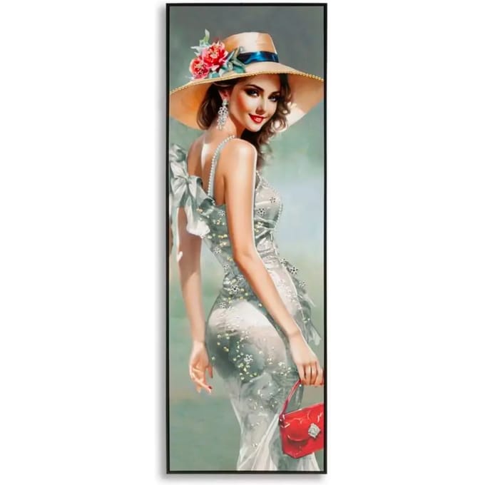 Muurdecoratie schilderij op canvas met lijst Mauro Ferretti Laccato Elegant A