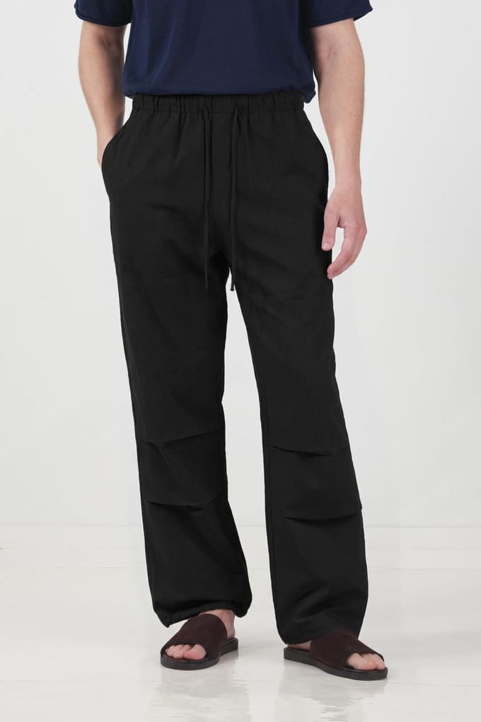 Casual Tencel Joggingbroek met Touwtjes