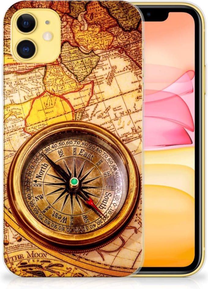 Apple iPhone 11 Siliconen Back Cover Kompas