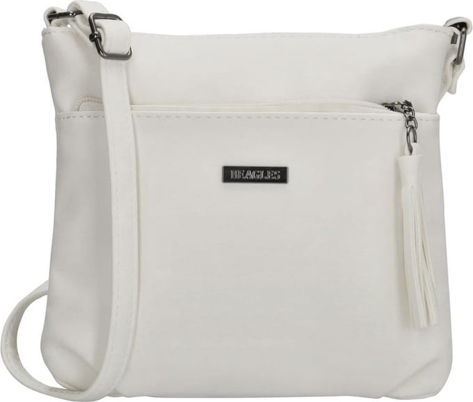 Beagles La Costera Crossbody Schoudertas met Handige Ritsvakken - Wit