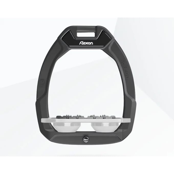 Veiligheidsstijgbeugels Plat Ultra Grip Antraciet/Grijs/Wit Flex-On Safe-On