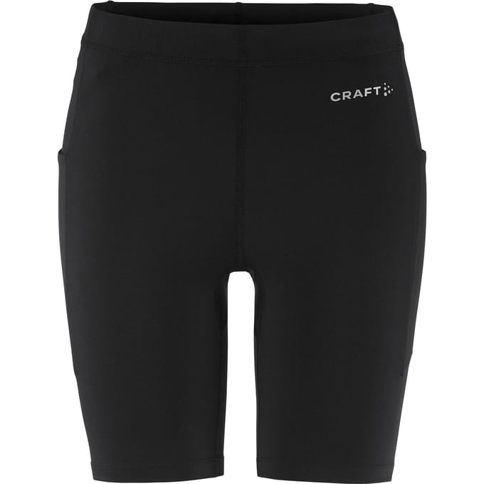 CRAFT ESSENCE SHORT TIGHTS 3 M Heren Sportlegging - Zwart