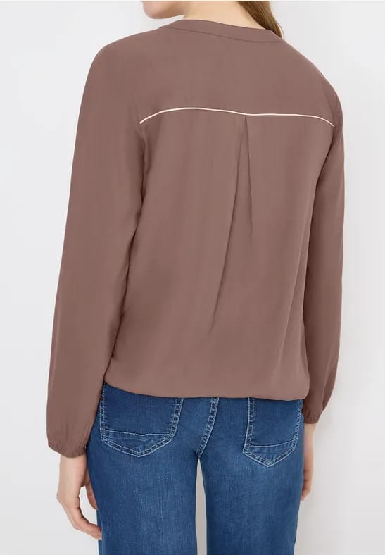 Blouse in effen kleur