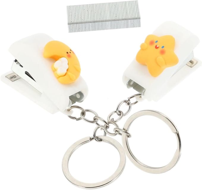 Mini Nietmachine Set - Kantoor Nietmachine - Papier Snel Nieten - Compact Ontwerp - 4 x 1.5 x 2.5 cm