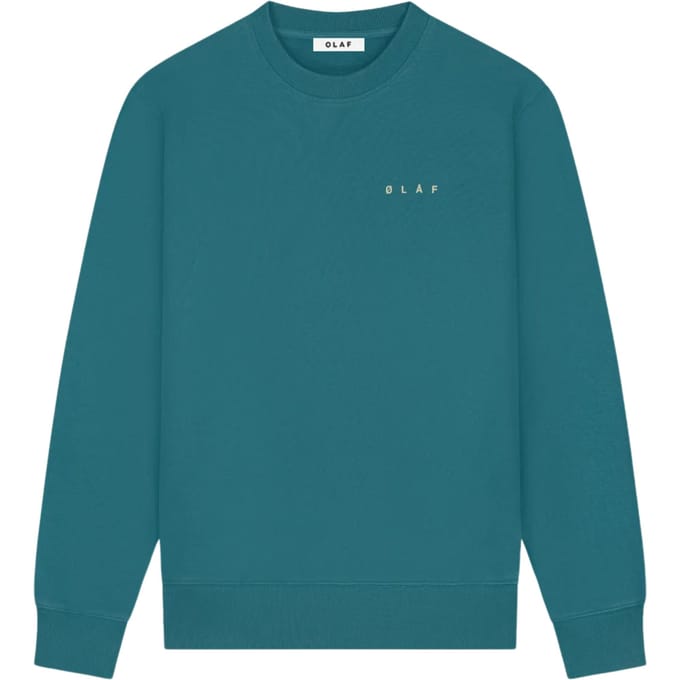 Olaf Dotted Face Crewneck Sweaters Groen M250200