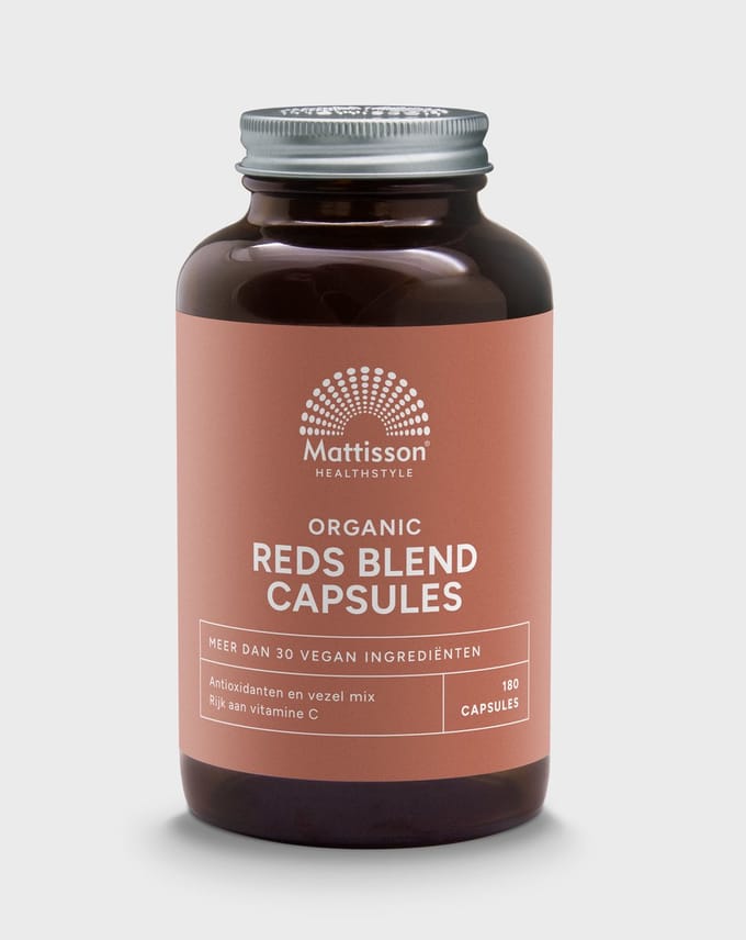 Mattisson - Biologische Reds Blend - Vezels & Antioxidanten - 180 capsules