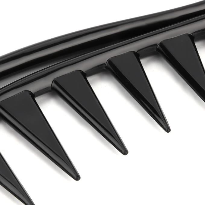 2 stuks Professionele Salon Brede Tanden Haaienkam Krullend Haar Kapperskam Haar Styling Tool black