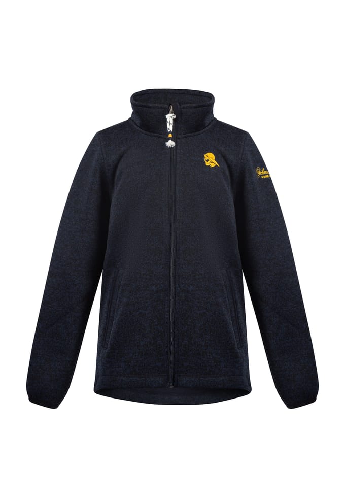Schmuddelwedda Gebreide fleece jas jonge marine gem