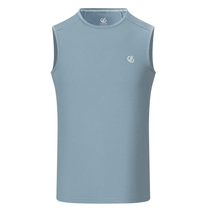 Dare2b Agile Mouwloos T-shirt Blauw XL Man