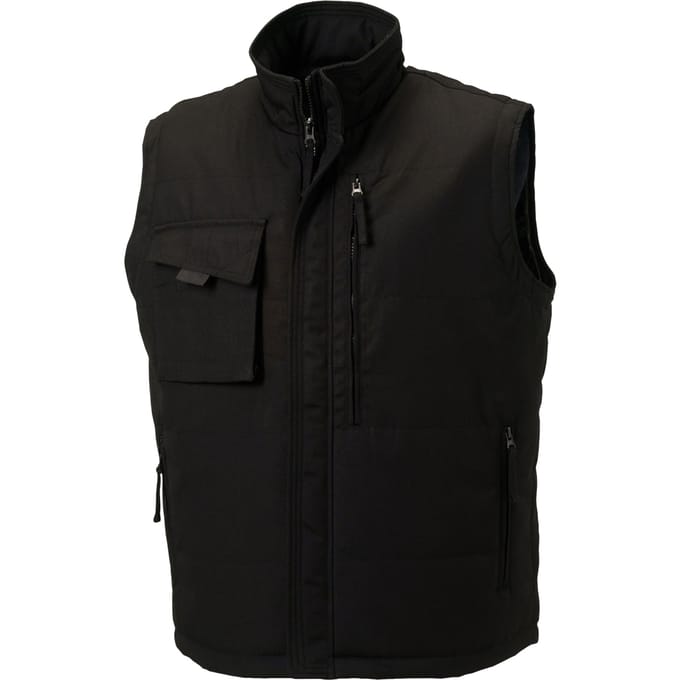 Russell Heren Werkkleding Giletjas (Zwart)